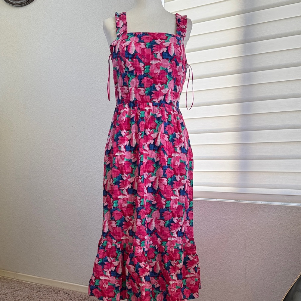 Draper James Pink and Blue Floral Dress. NWOT